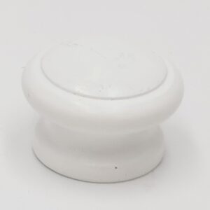 1 x White Wooden Knob Drawer Kitchen Doors Cabinets 44 mm Diameter
