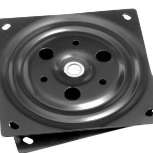 Swivel Platform Rotating Base of 360° for Cabinet TV Screen Steel Black