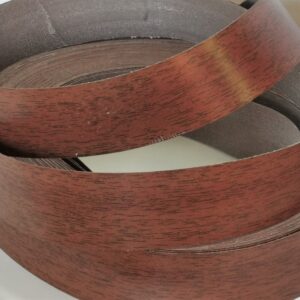 Sapele 40 mm Wide Melamine Pre Glued Iron on Edging Tape/Edge
