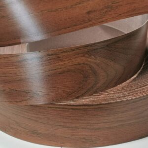 Stained Oak 21 mm 40 mm 60 mm Wide Melamine Pre-Glued Iron on Edging Tape/Edge Banding