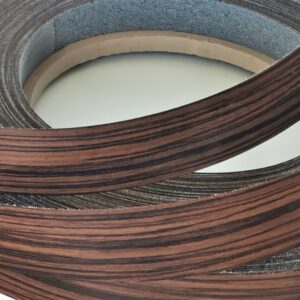 Zebrano Negro  21 mm 40 mm Wide Melamine Pre-Glued Iron on Edging Tape/Edge Banding