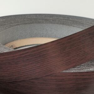 Wenge 21 mm 40 mm Wide Melamine Pre-Glued Iron on Edging Tape/Edge Banding