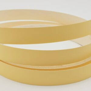 Yellow Light 21 mm Wide Melamine Pre-Glued Iron on Edging Tape/Edge Banding