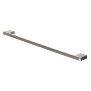 Metal Handle with screws for screwing to the front of the cabinet, 256 mm, brushed nickel