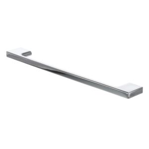 Metal Handle with screws for screwing to the front of the cabinet, 192 mm, polished chrome