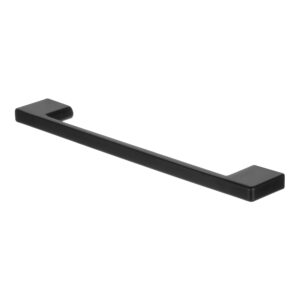 Metal Handle with screws for screwing to the front of the cabinet, 160 mm, black matt